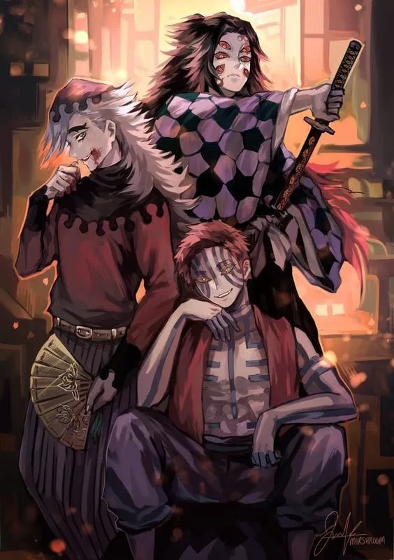Uppermoons (Akaza, Kokushibo,Douma)