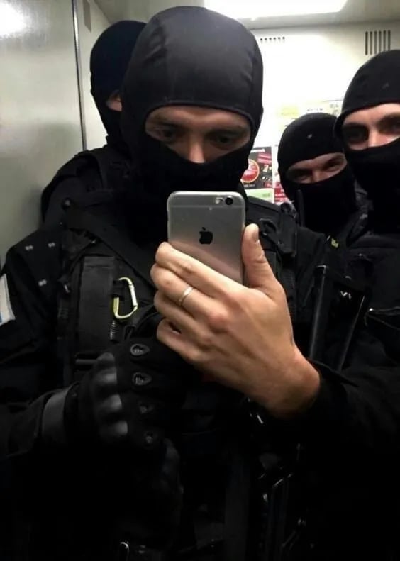 Six Masked Men Elevator