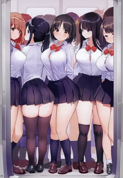 On a Train but Full of Girls