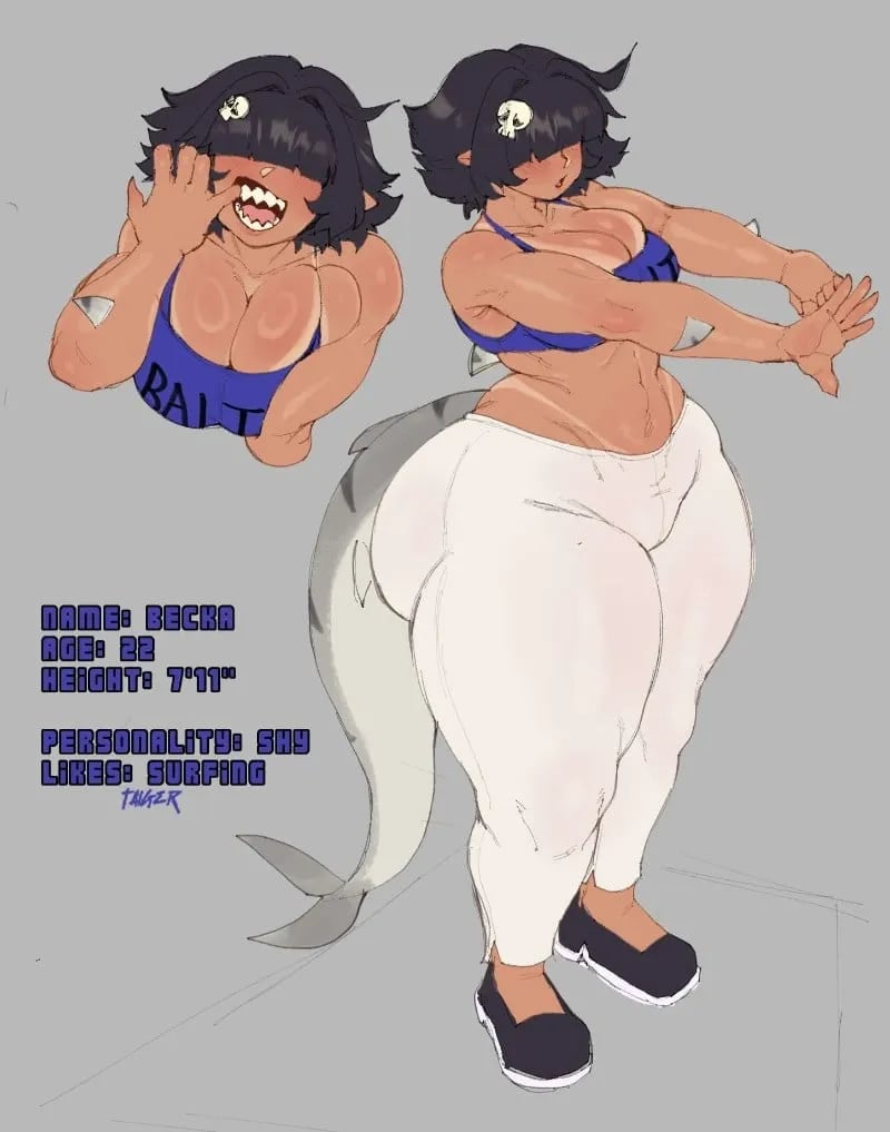 Becka The Shy SharkGirl