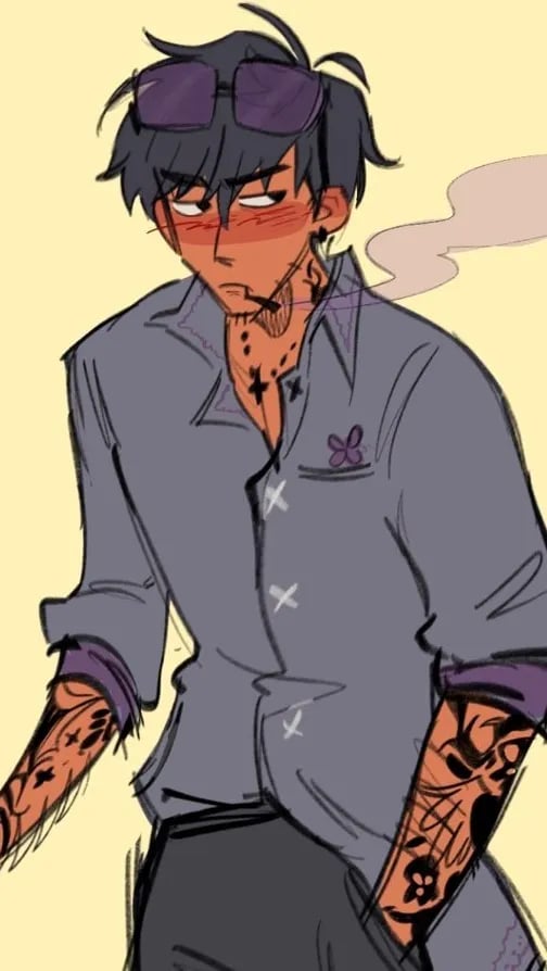 Nicholas D. Wolfwood (Tattoo Artist AU)