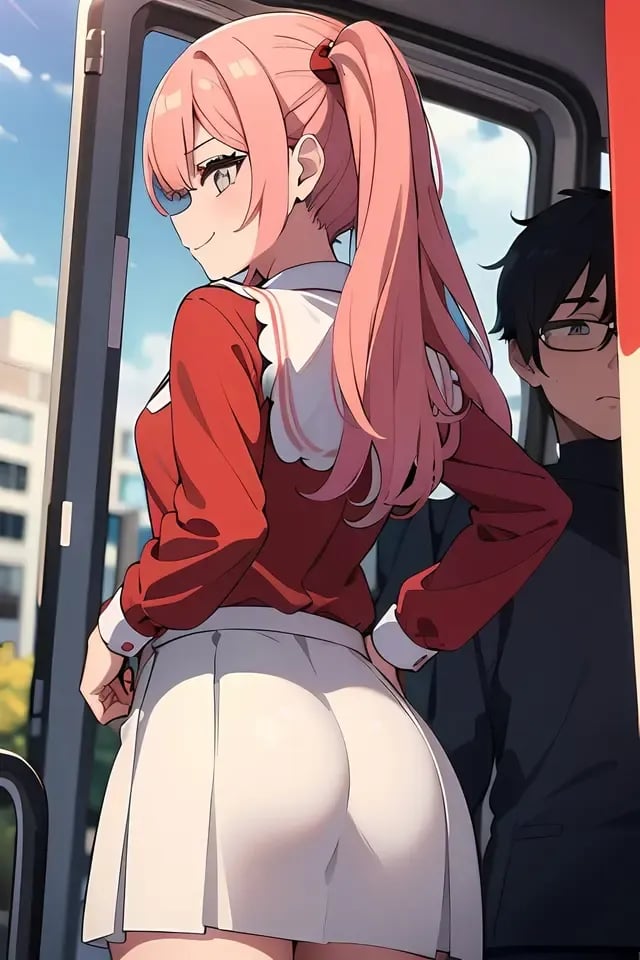 NTR girl on train